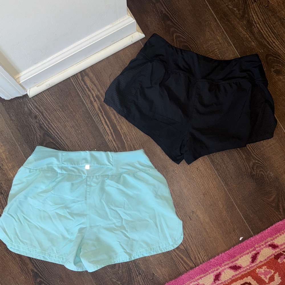 Nike Women’s Athletic Shorts - Black & Light Teal Bundle - Picture 4 of 4